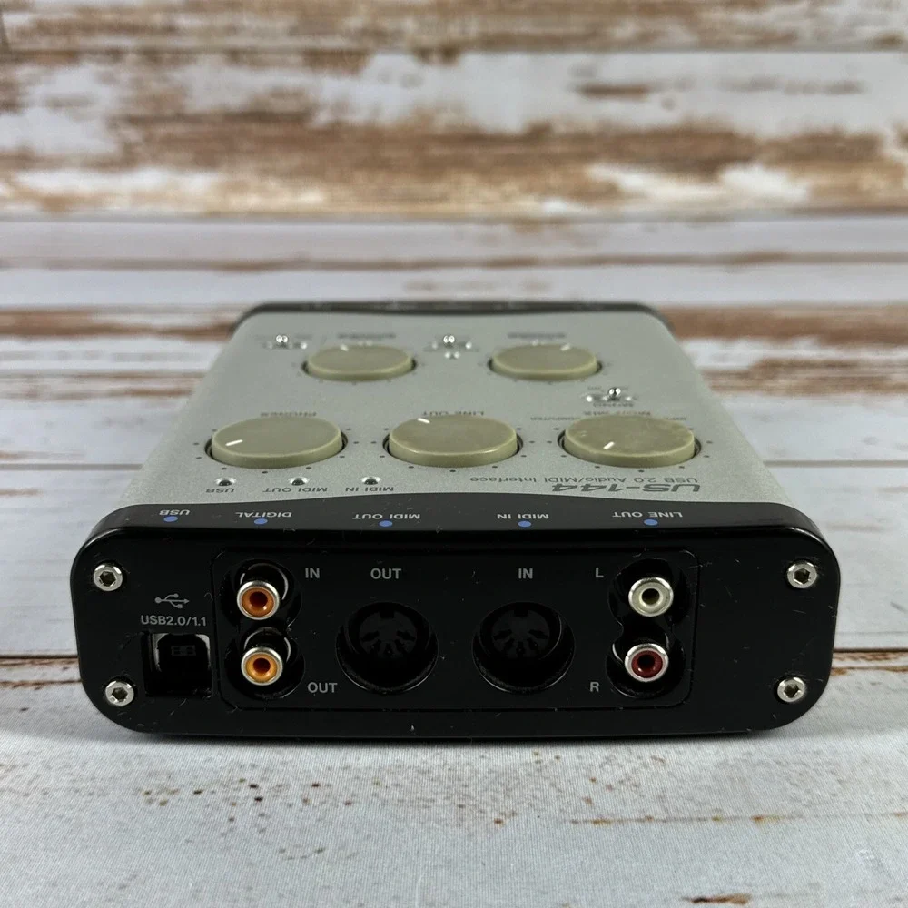 Tascam US-144 USB Audio MIDI Recording Interface: Reliable & Budget-Friendly